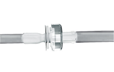 Opta® SFT Male Sterile connector, 3/4" HB. For assembly with Silicone tubing