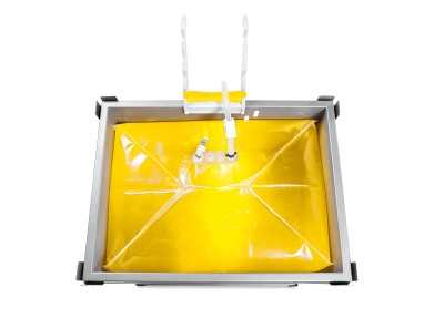 Flexsafe® 3D Bag for Palletank® - Opta® - Tri-Clamp with Leak Test Line - 100 L